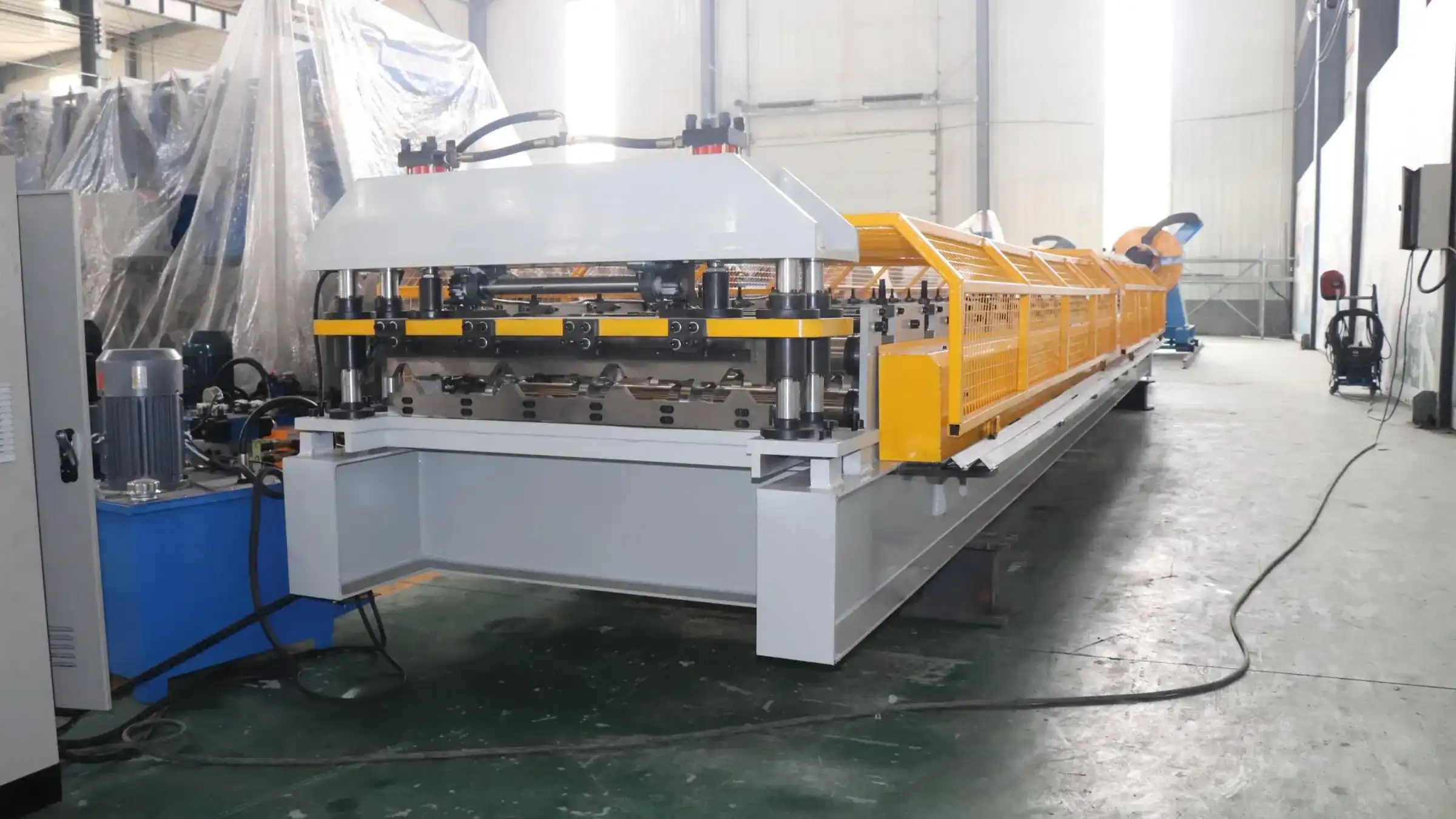 pbr roof sheet roll forming machine
