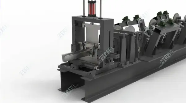 hat purlin machine 3D demo