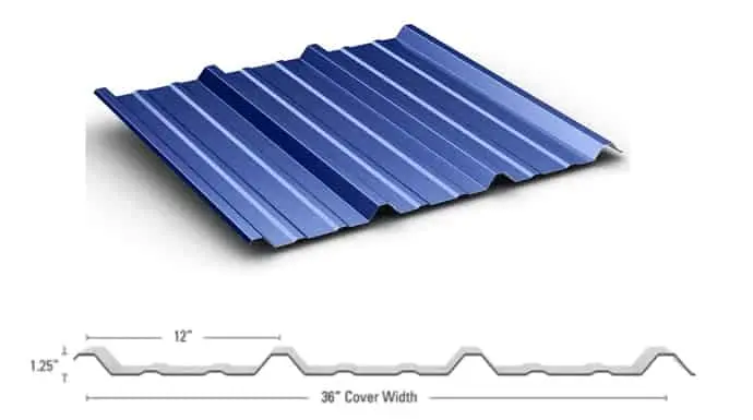 R-panel-profile-drawing