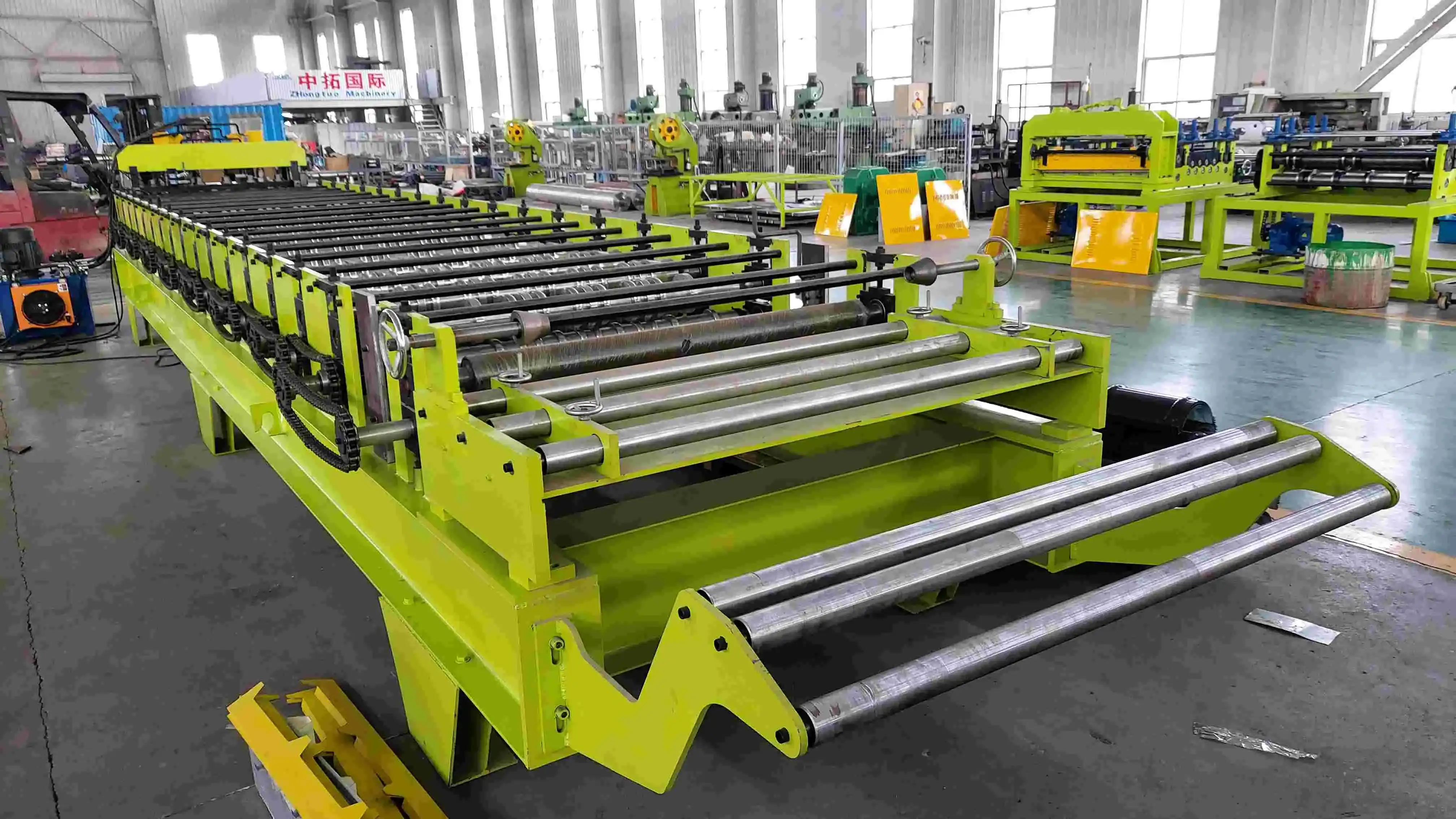 glazed tile roof machine