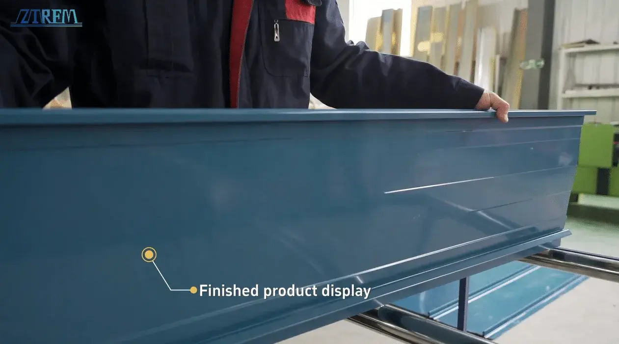 snap lock standing seam roof panel machine