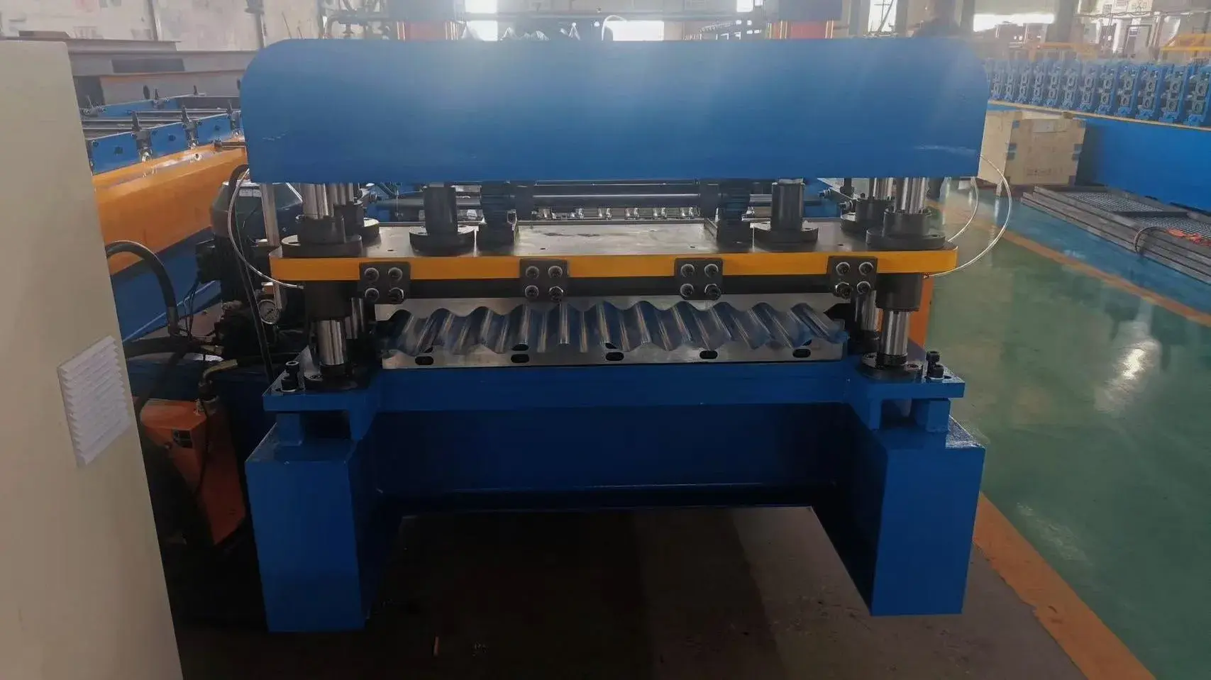 corrugated roof sheet production line