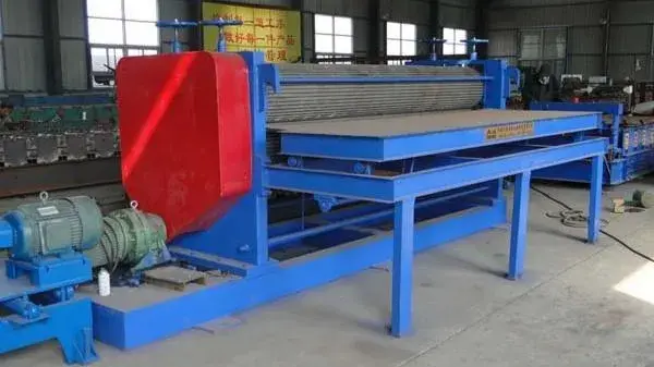 barrel corrugated roof panel machine