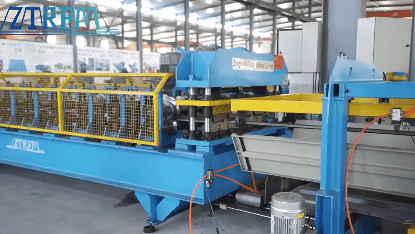 trapezoidal roof panel machine