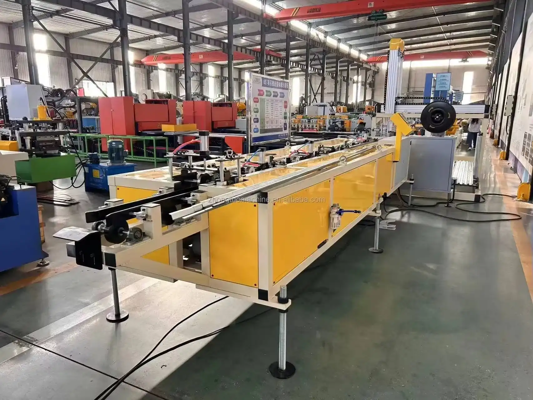 hat furrning channel roll forming line hat furrning channel roll forming line