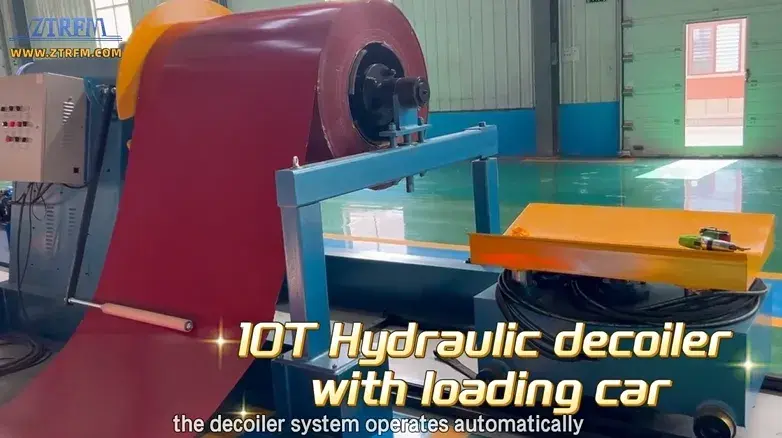 hydraulic decoiler