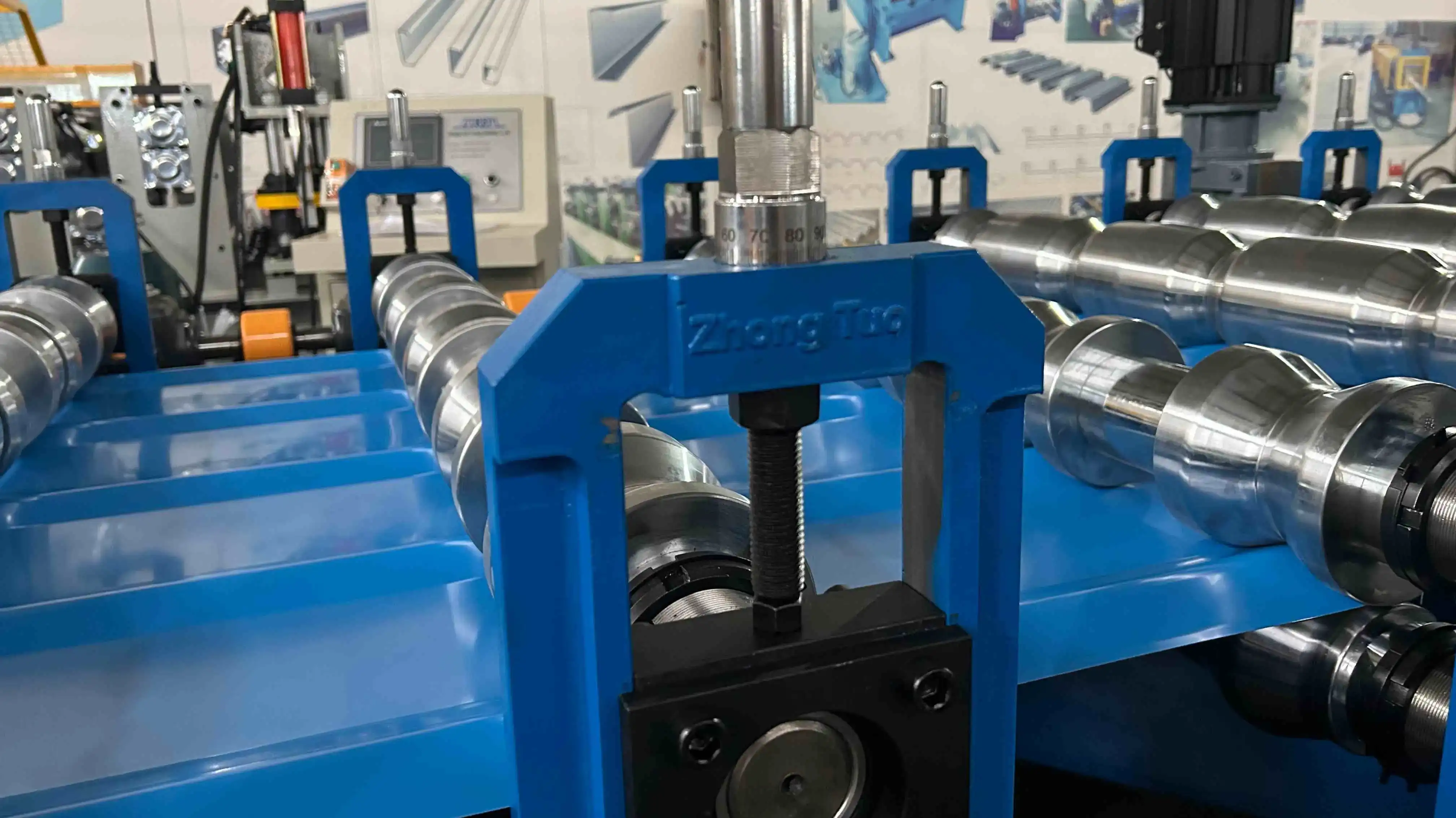 metal glazed roof tile roll forming line metal glazed roof tile roll forming line