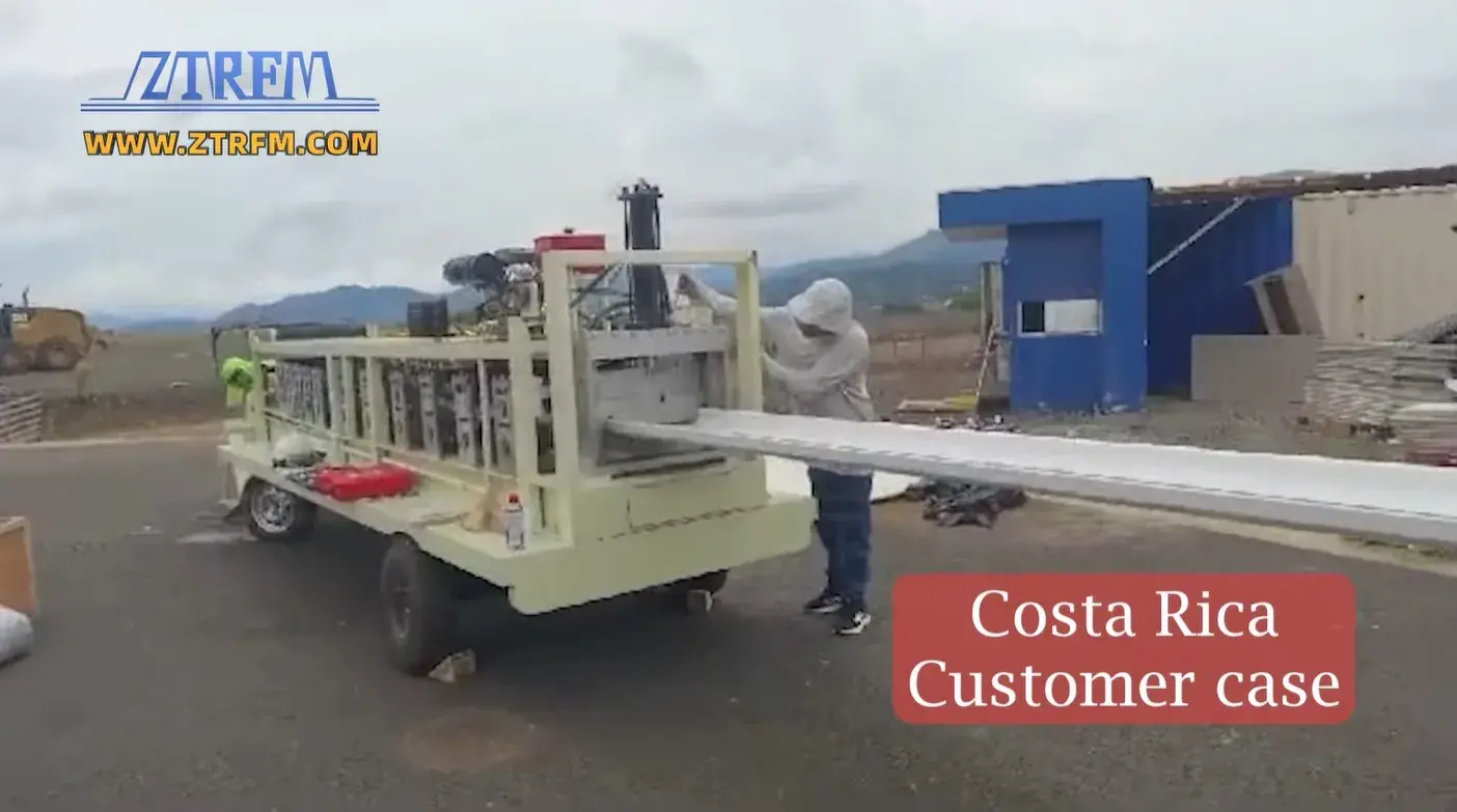 KR18 standing seam roof panel roll forming line KR18 standing seam roof panel roll forming line