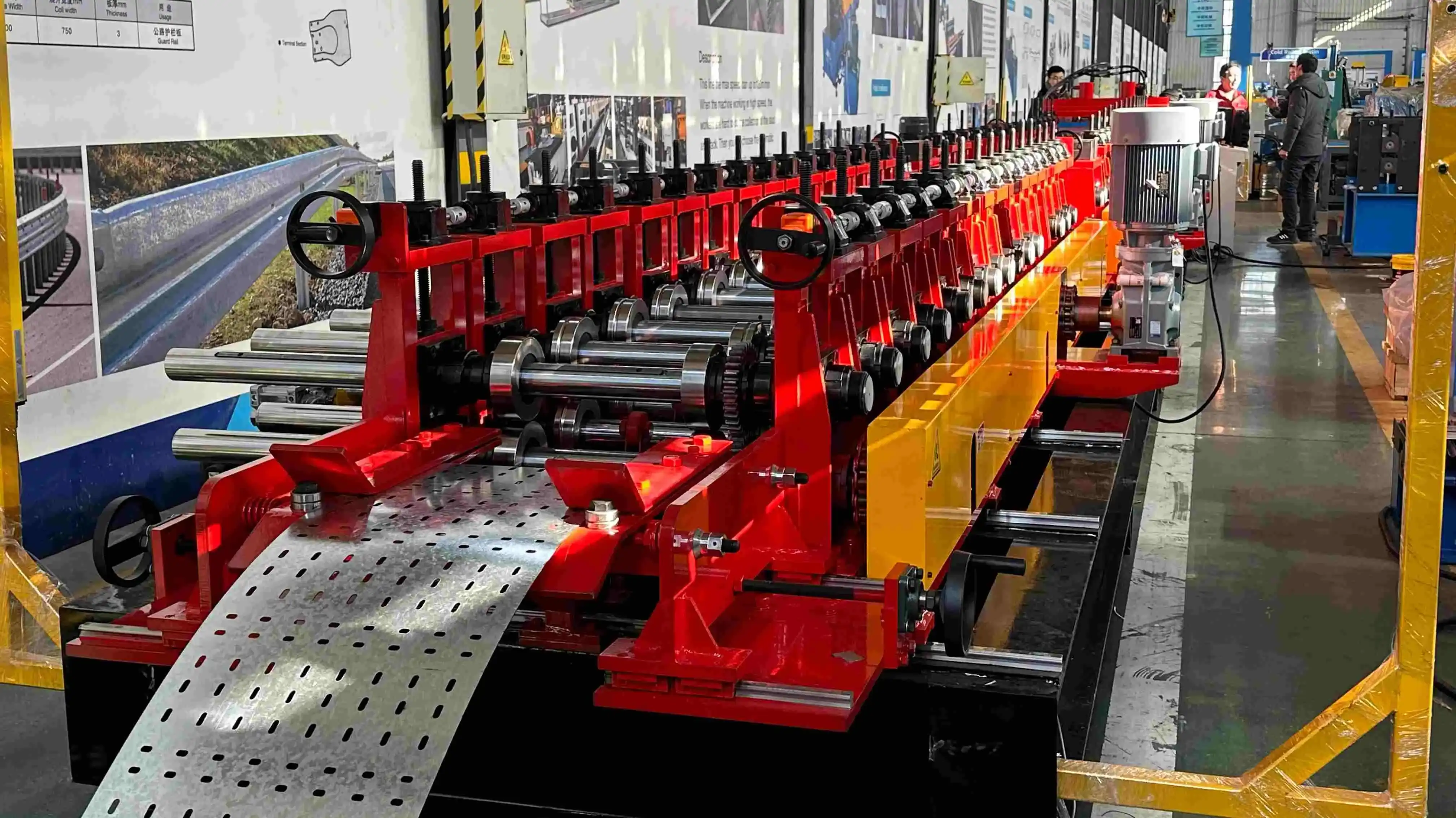 metal cable tray roll forming line