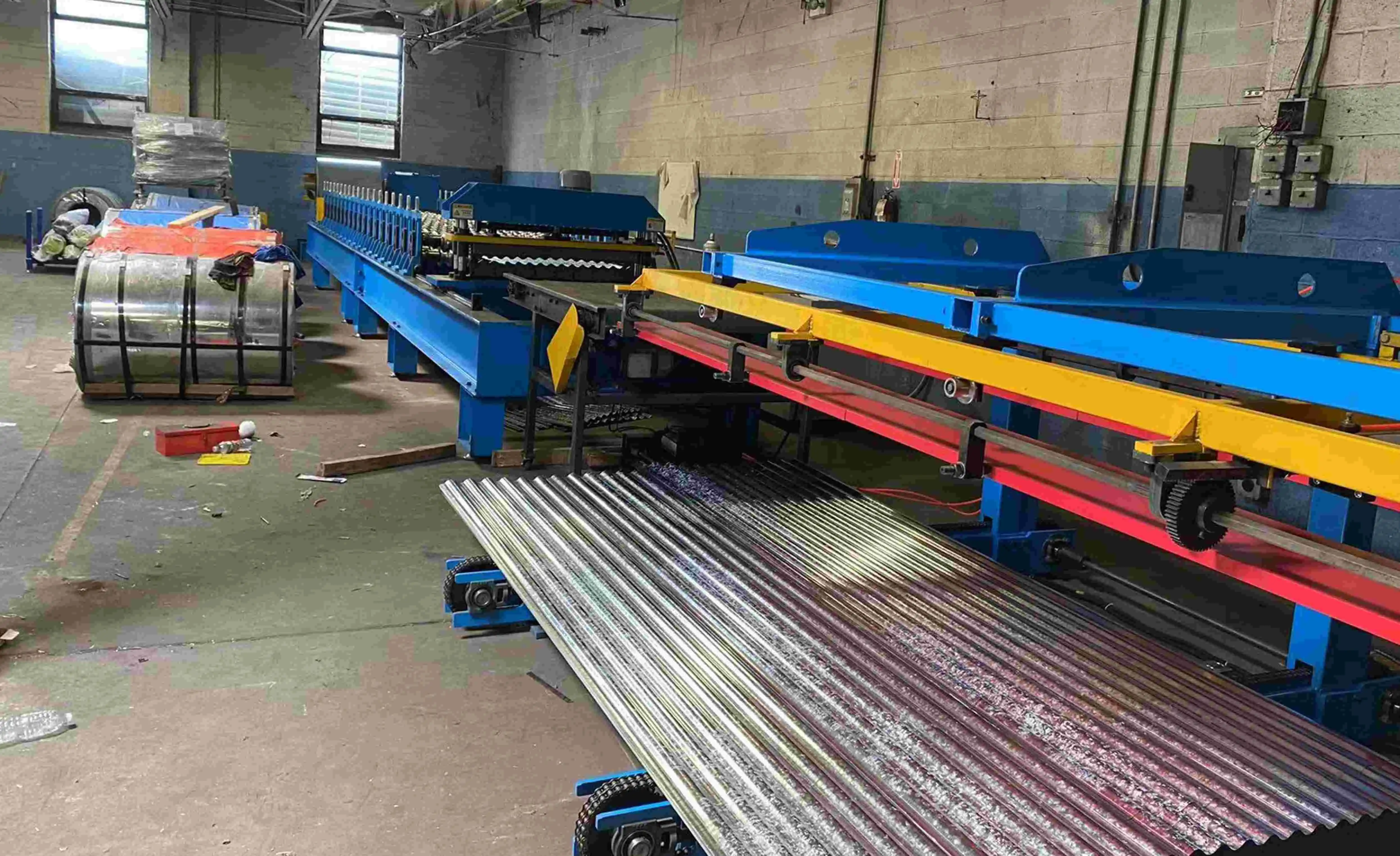 corrugated roof sheet production line