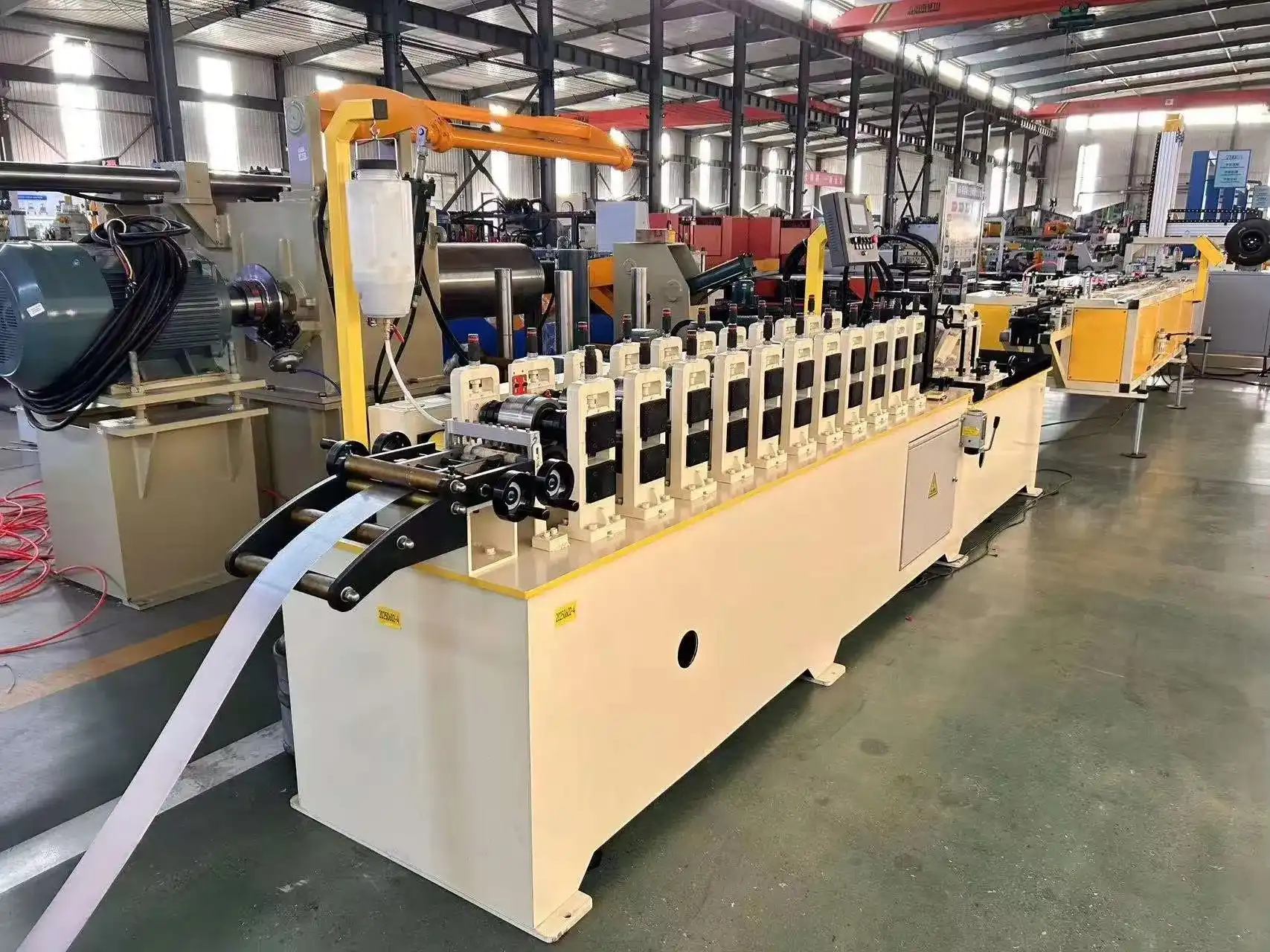 hat furring channel production line