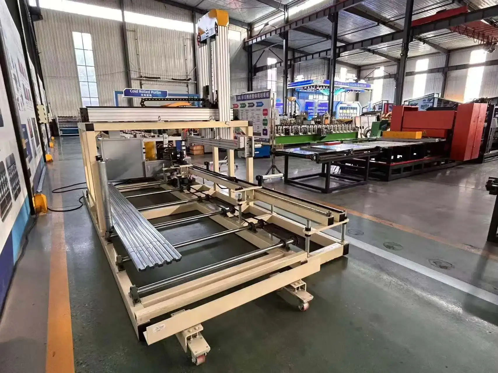 hat furring channel production line hat furring channel production line