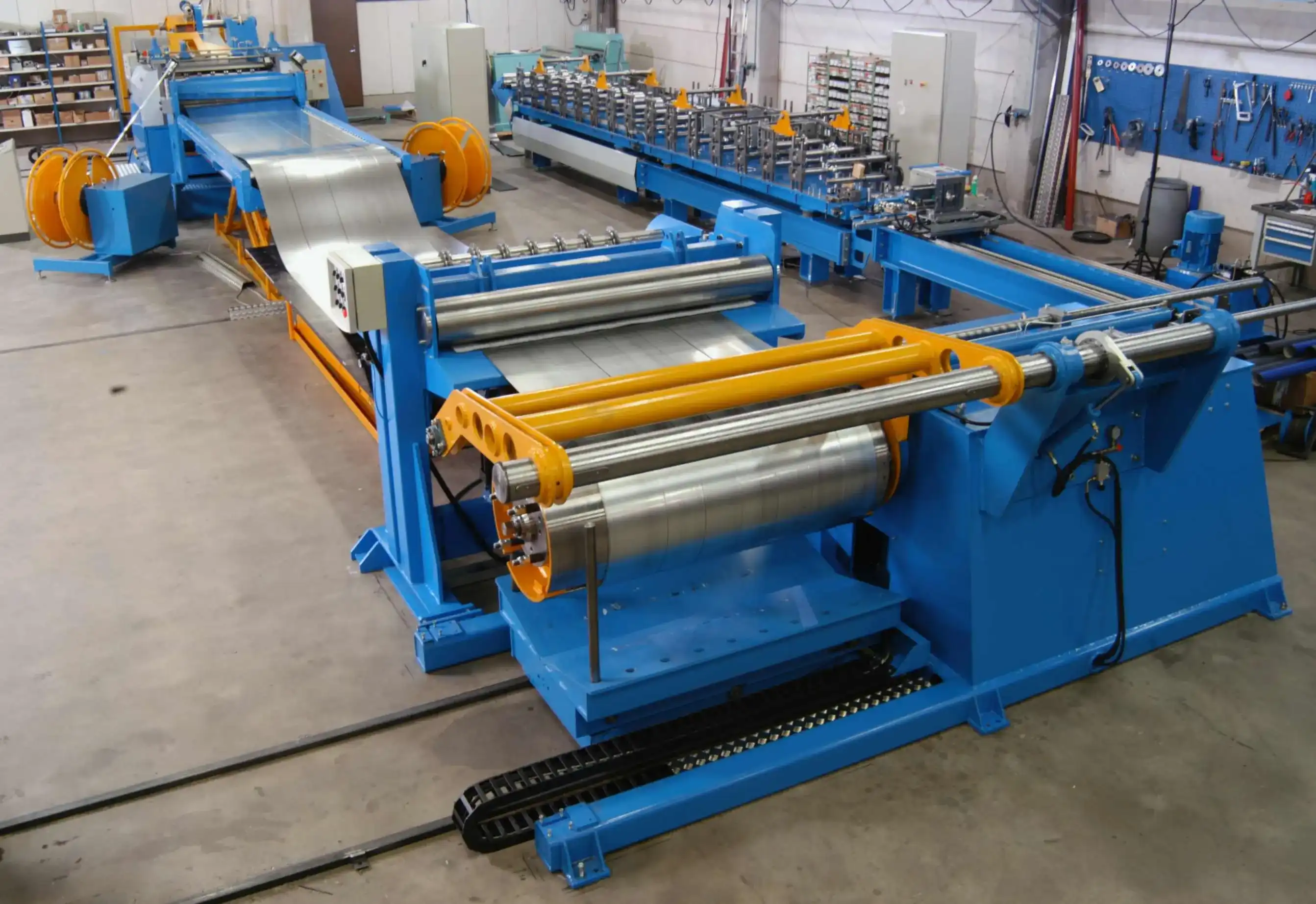 metal coil slitting line