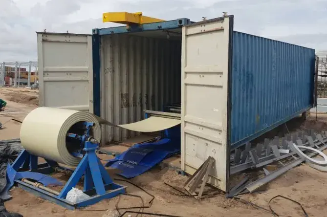 movable standing seam roof panel machine movable standing seam roof panel machine