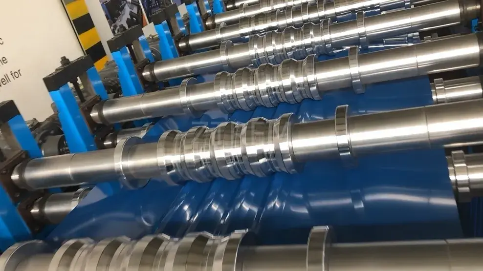 corrugated roof sheet roll forming machine