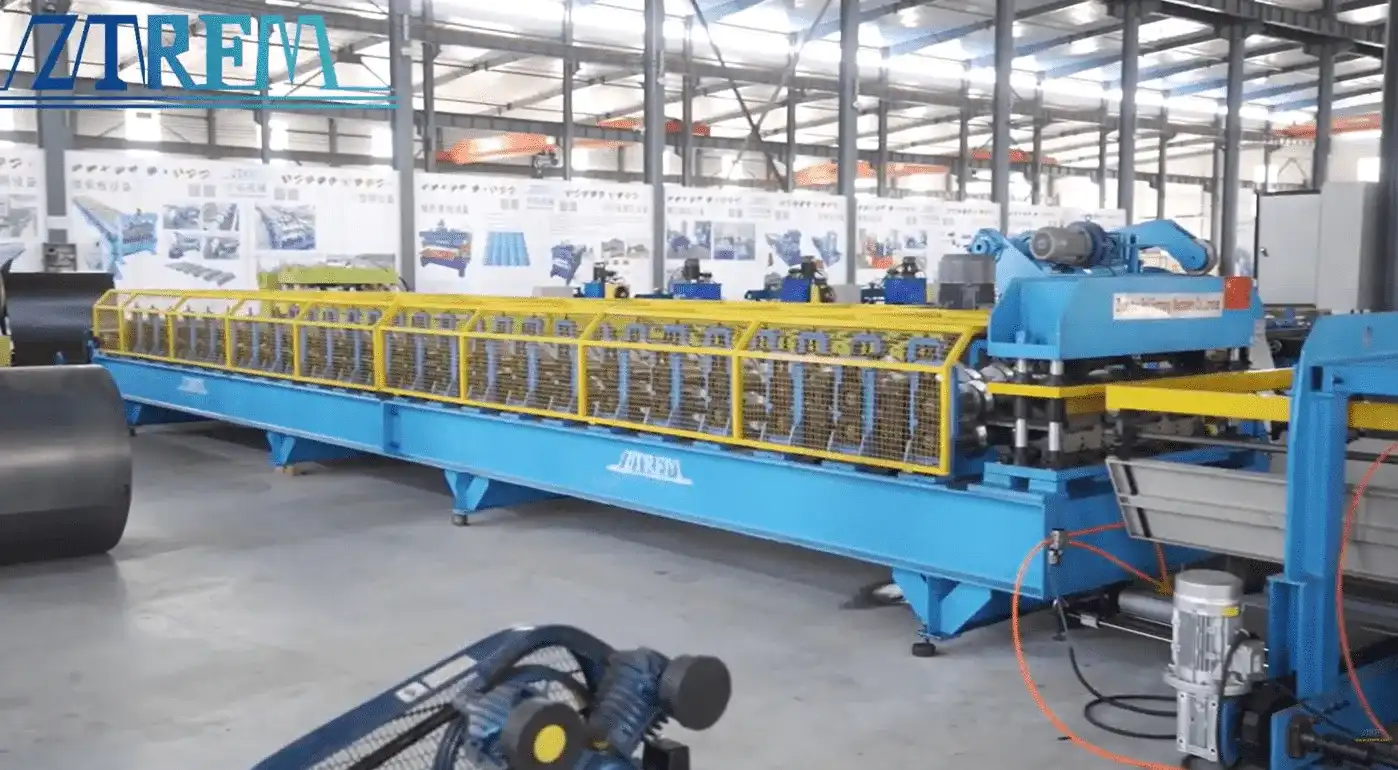 trapezoidal roof sheet roll forming machine