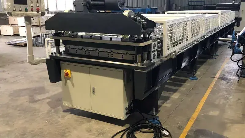 pbr trapezoidal roof sheet roll forming machine