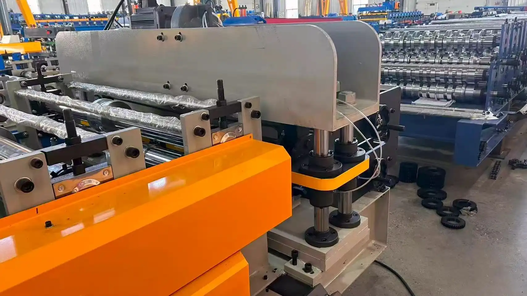 pbr Trapezoidal roof tile roll forming machine 