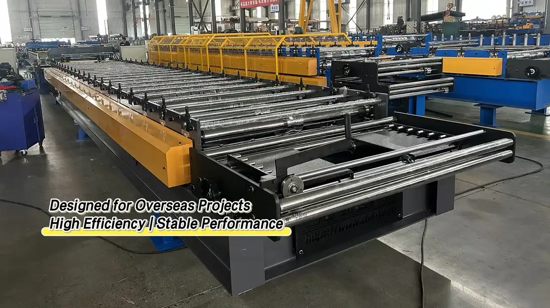 trapezoidal roof sheet roll forming machine