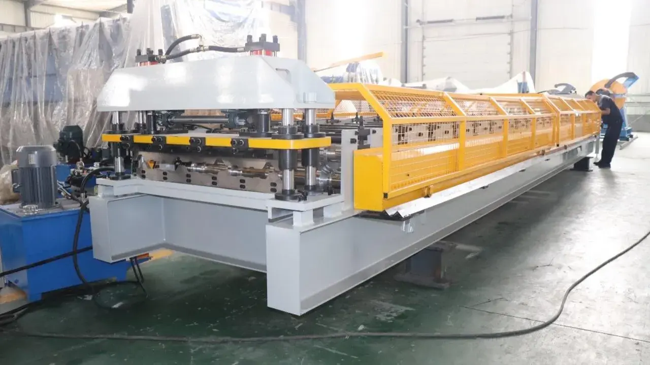 PBR trapezoidal roof sheet roll forming machine