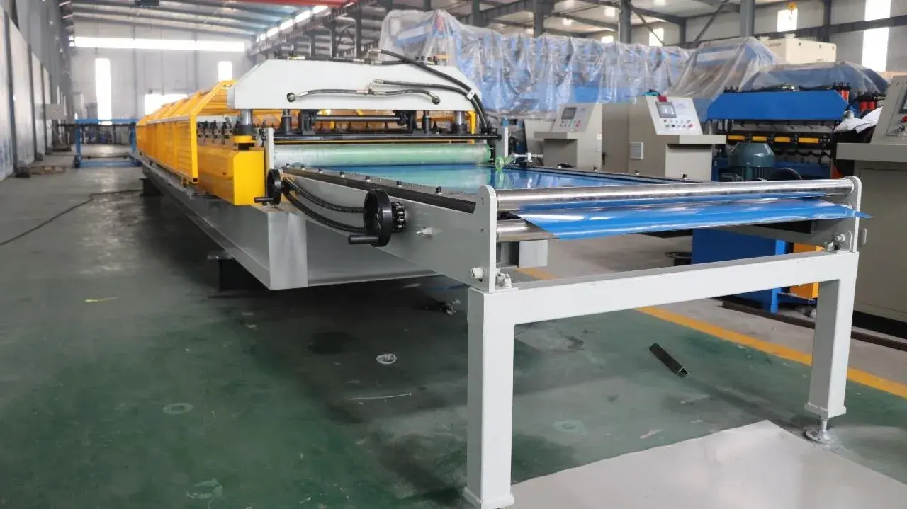 pbr trapezoidal roof sheet roll forming machine