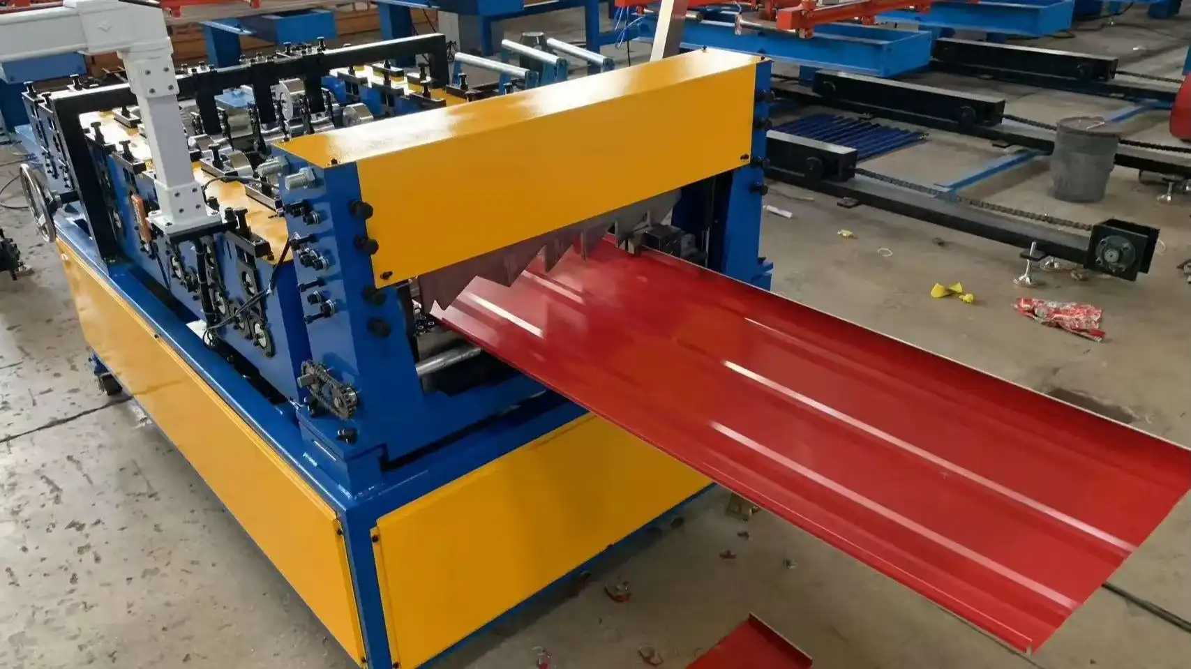 standing seam roof panel roll forming machine