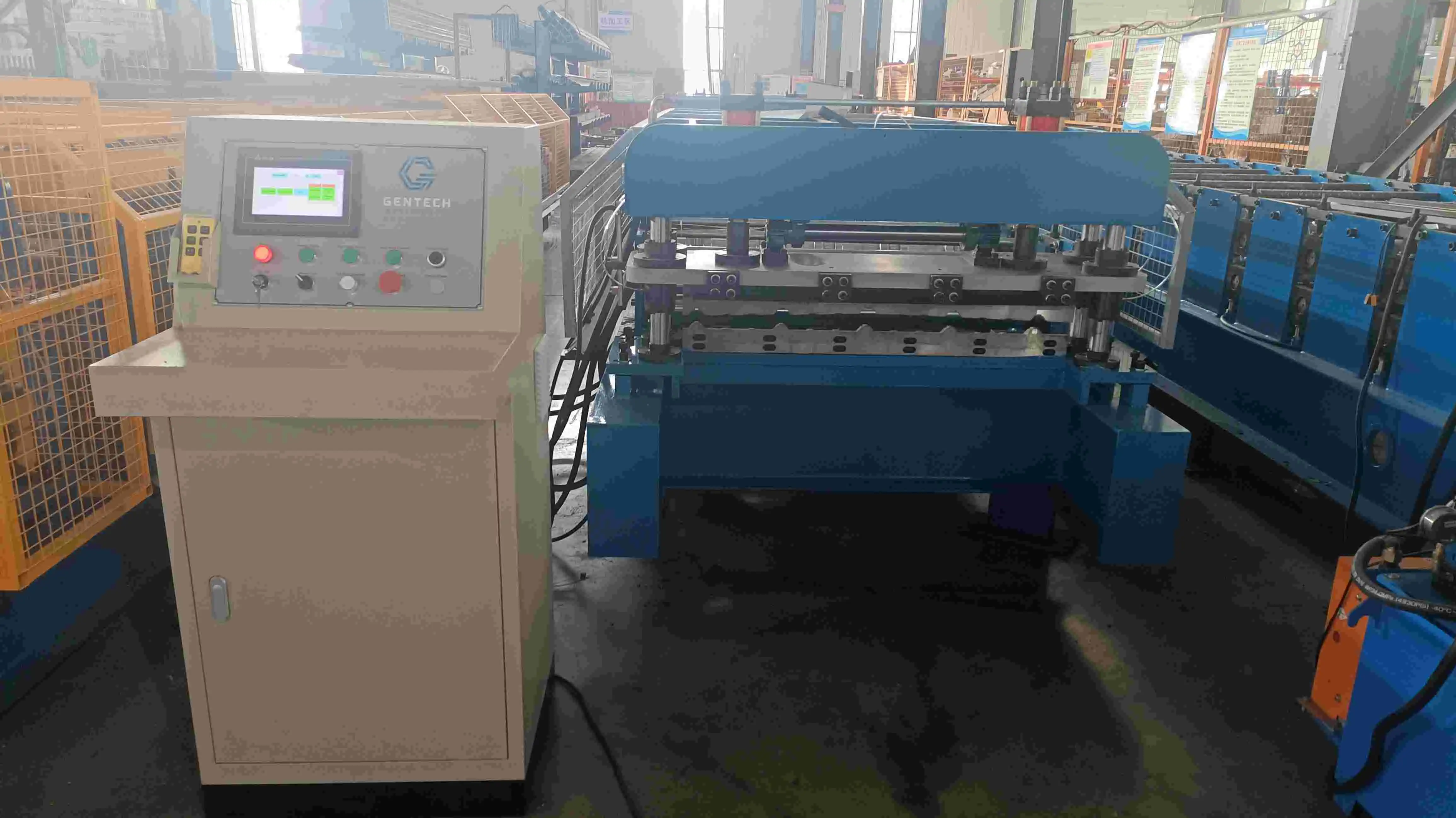 ag trapezoidal roof sheet roll forming machine