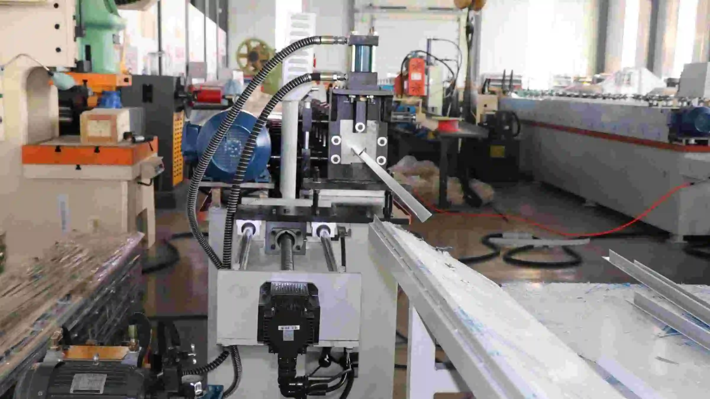 ceiling T grid production line