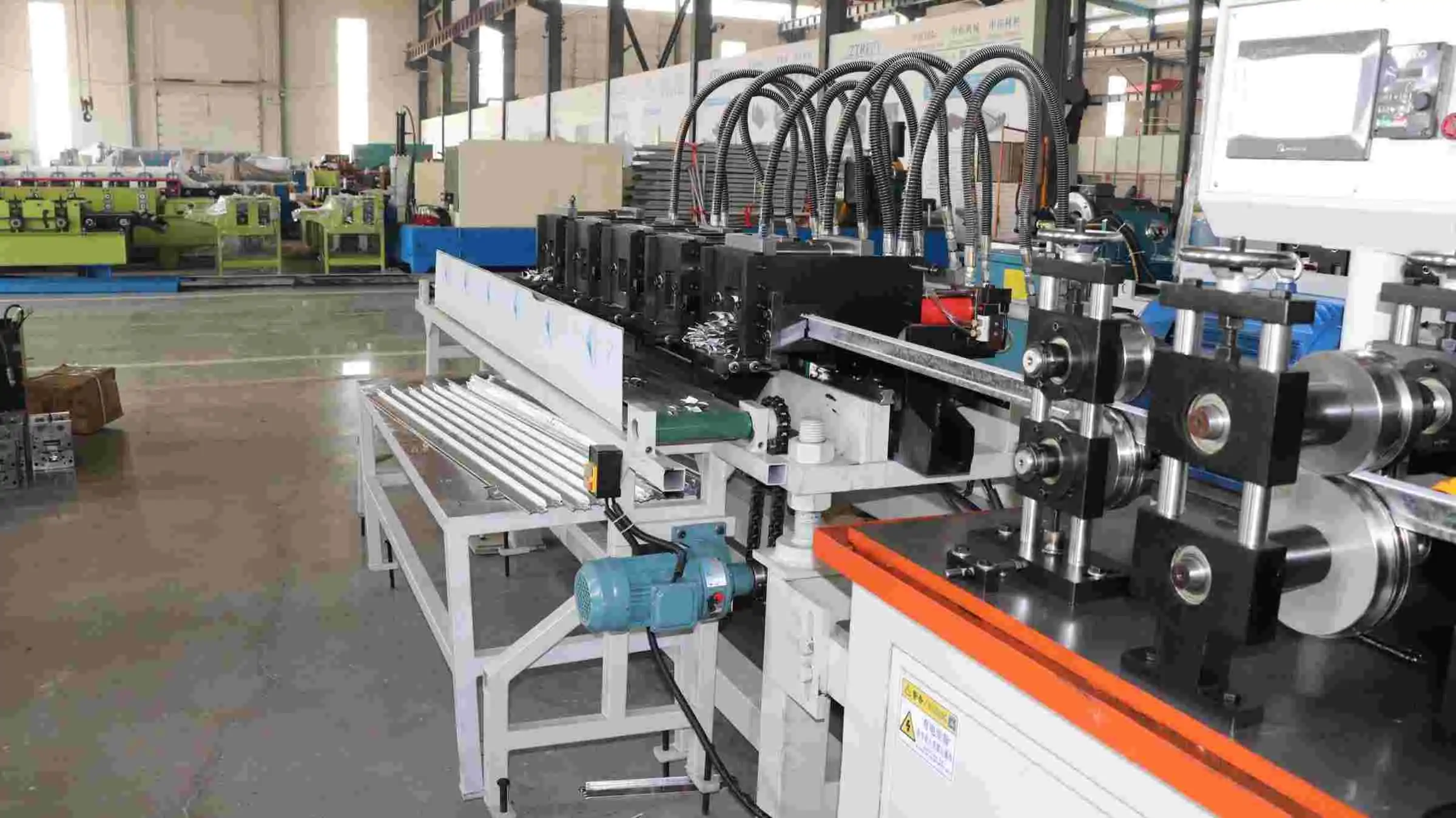 ceiling T grid production line