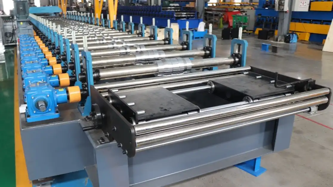 trapezoidal roof sheet roll forming machine