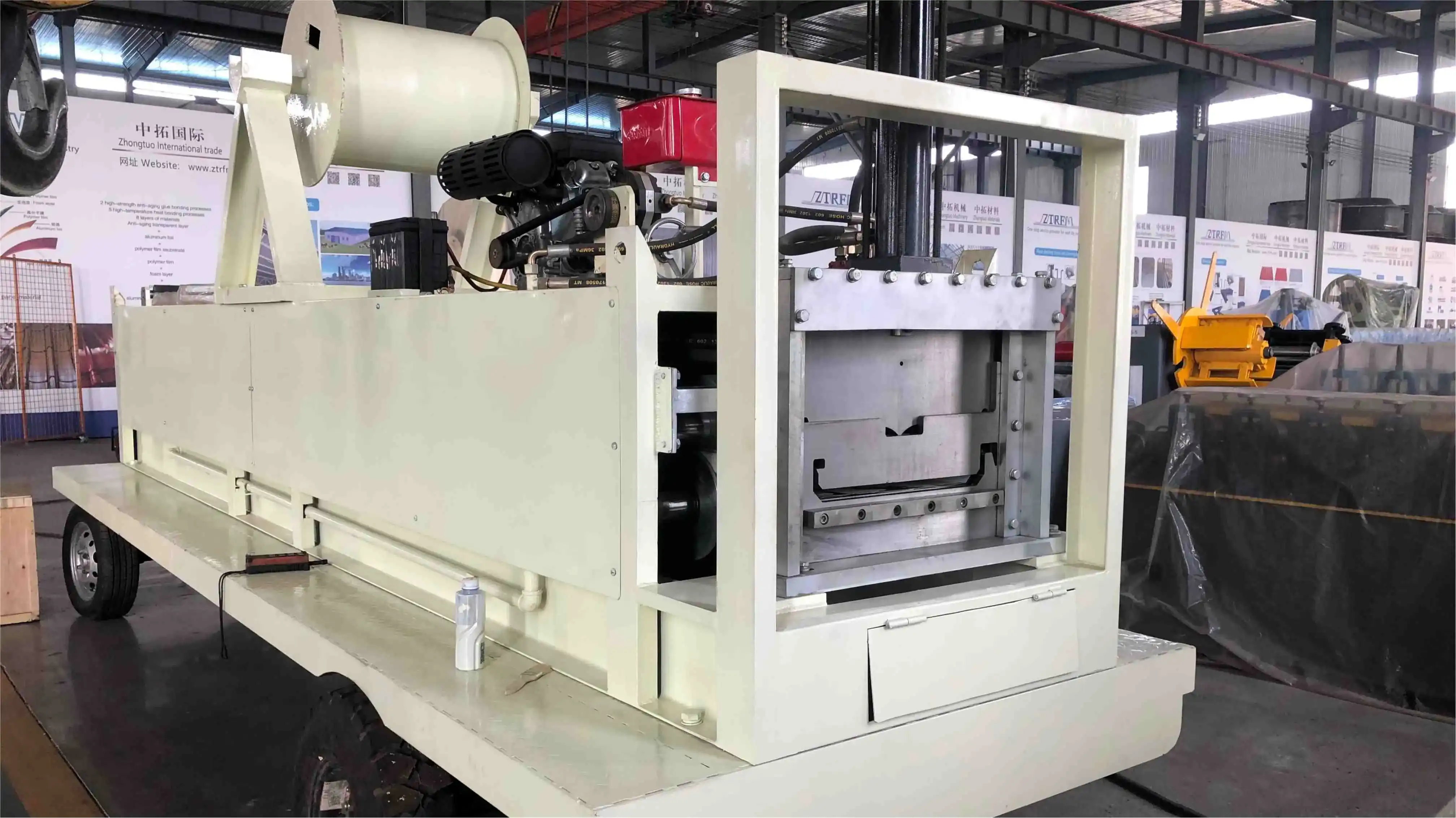 metal wall cladding machine