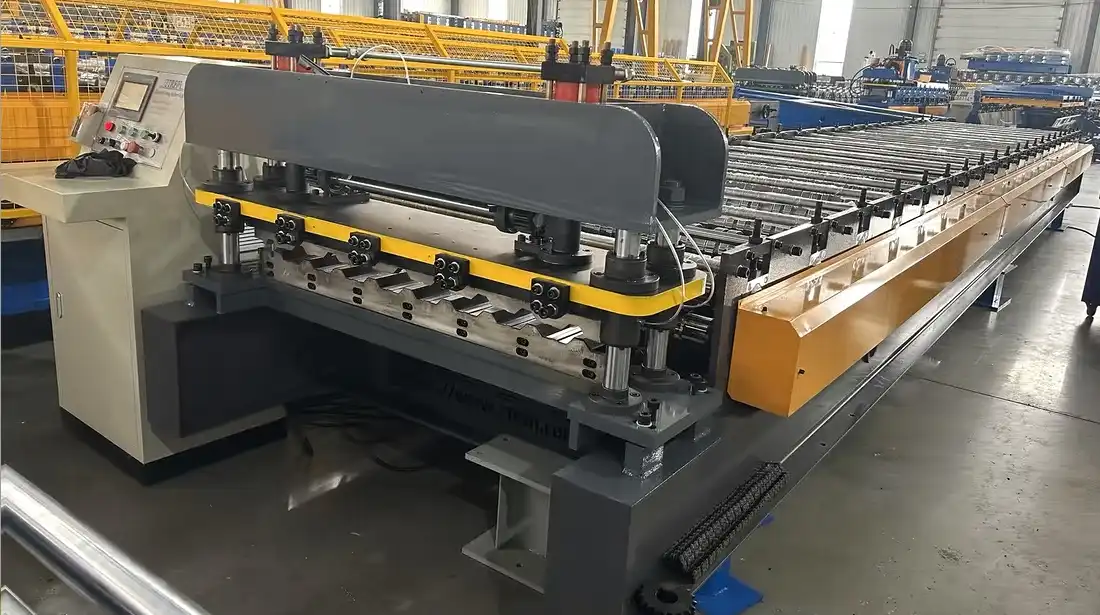 trapezoidal roof sheet roll forming machine