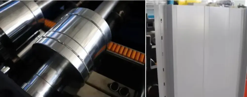 snap lock standing seam roof panel roll forming machine