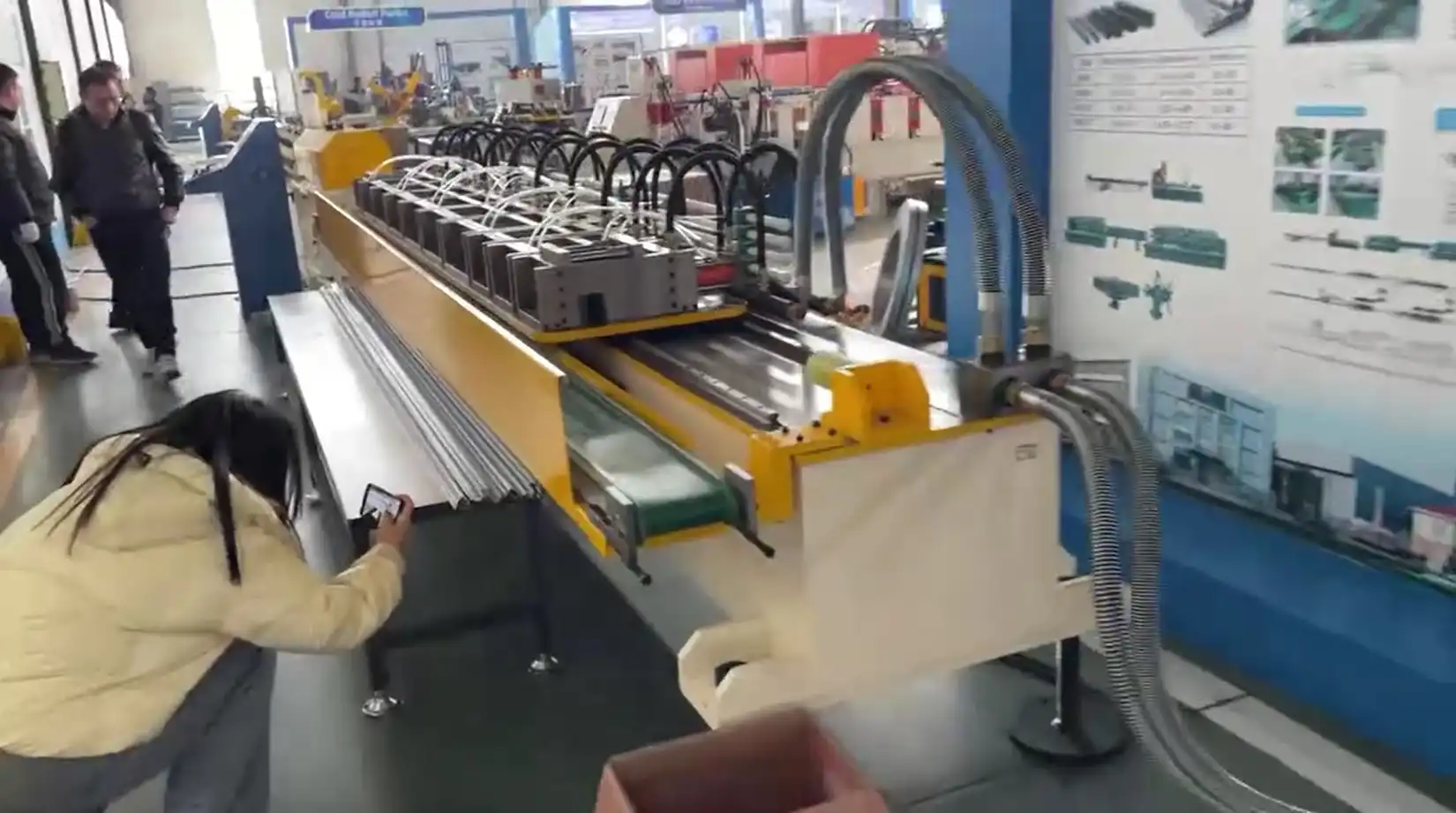 ceiling T grid roll forming machine