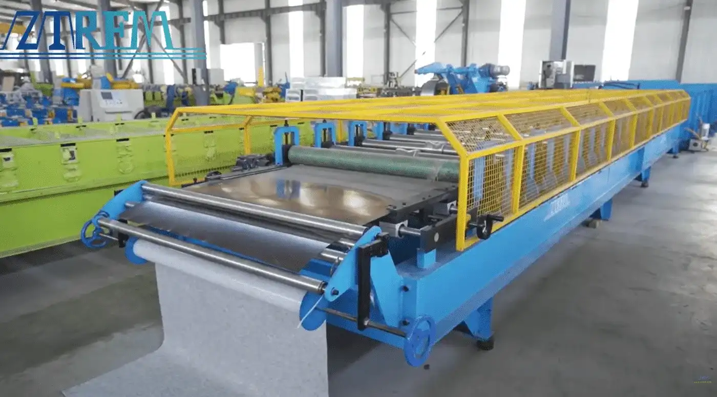 trapezoidal roof sheet roll forming machine