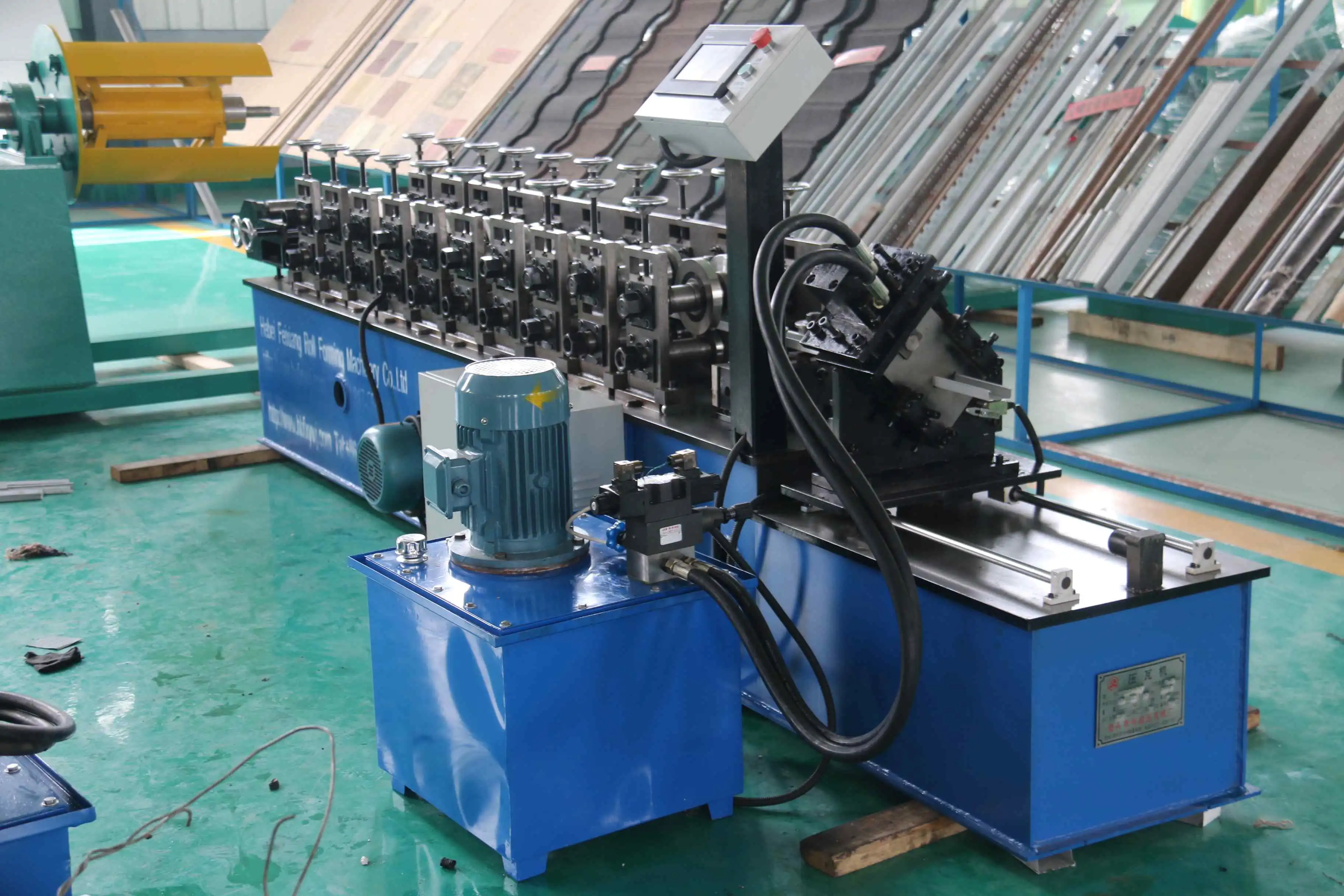 metal stud and track machine