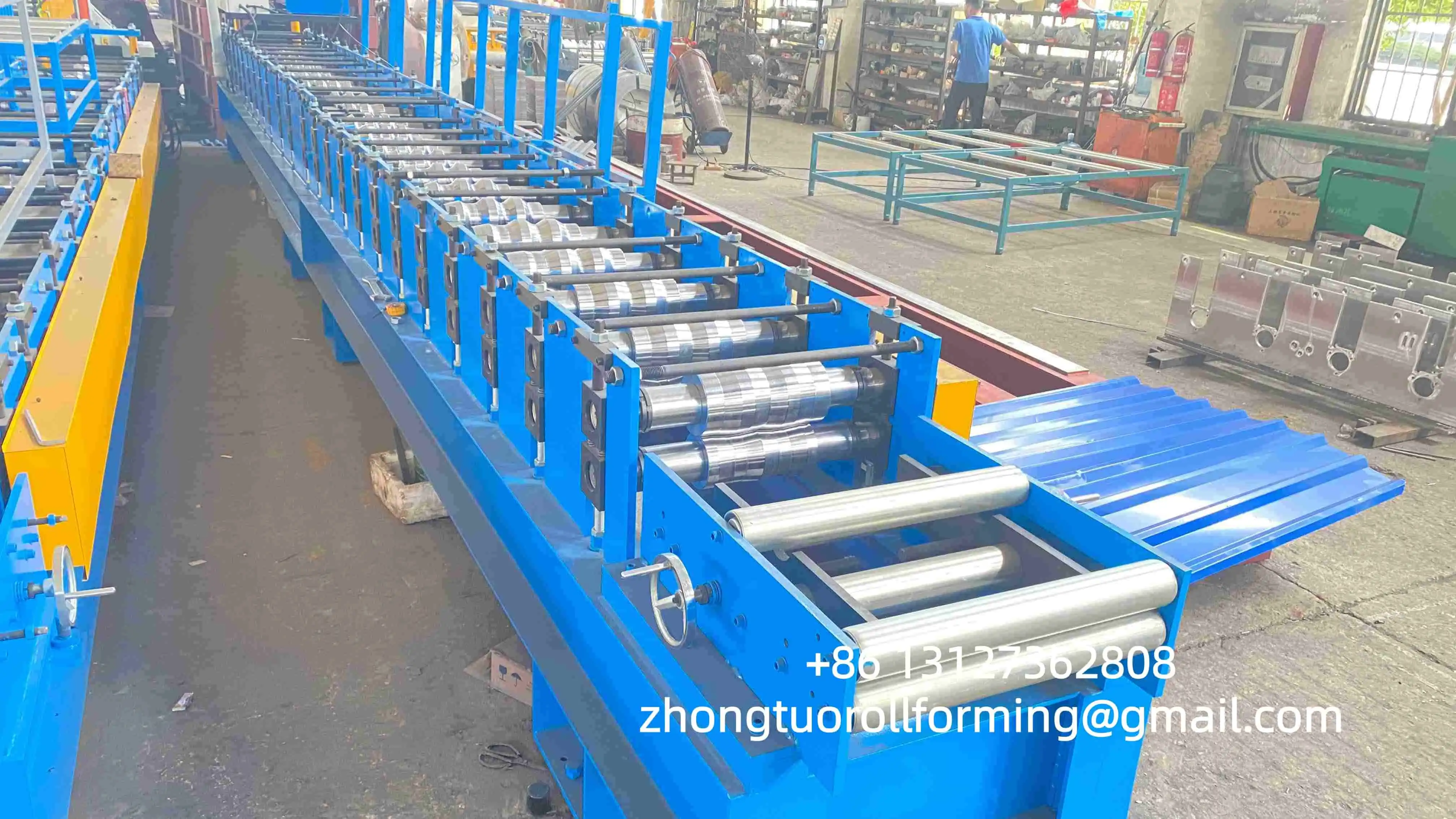 curved wall panel machine