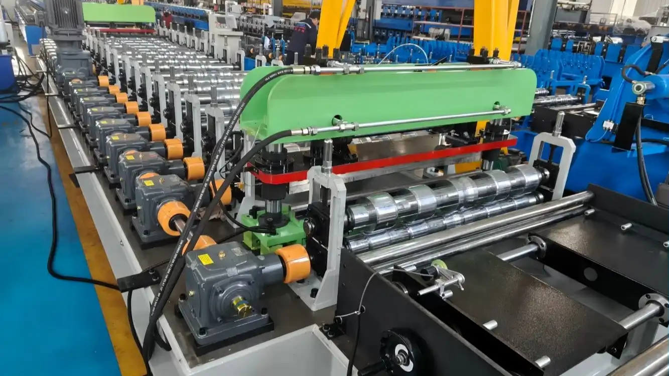ag trapezoidal roof sheet roll forming machine