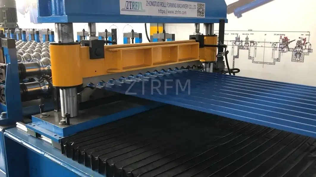 corrugated roof sheet roll forming machine corrugated roof sheet roll forming machine