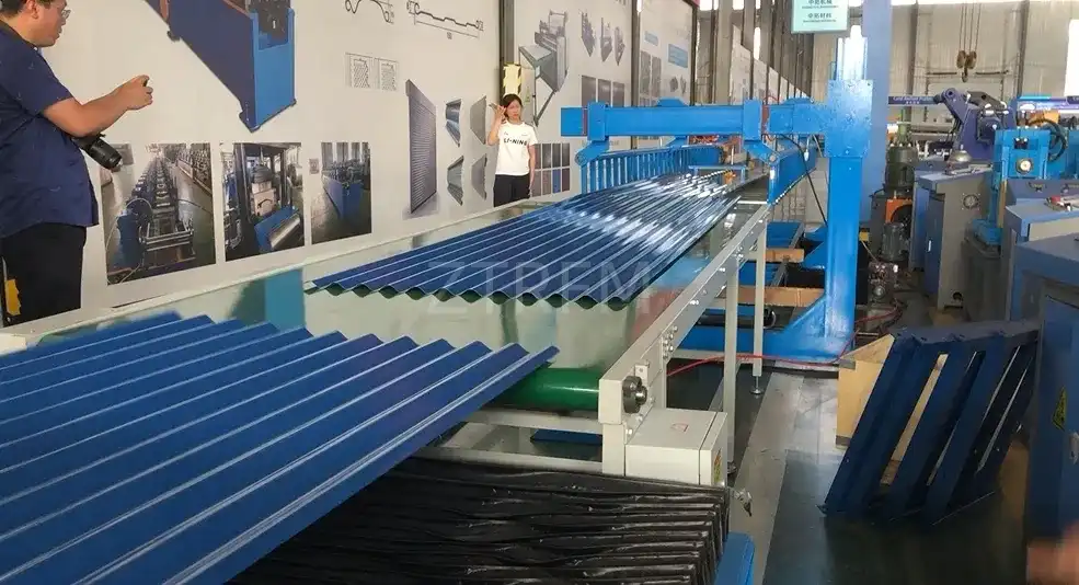 corrugated roof sheet roll forming machine