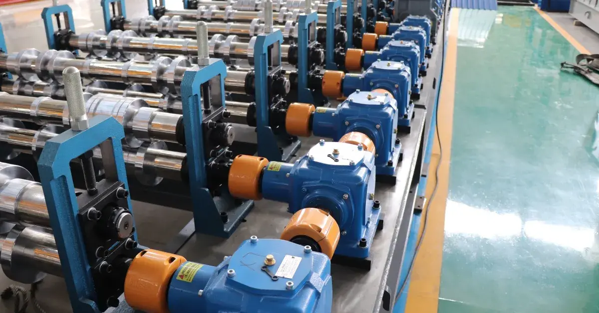 trapezoidal roof sheet roll forming machine (7) trapezoidal roof sheet roll forming machine (7)