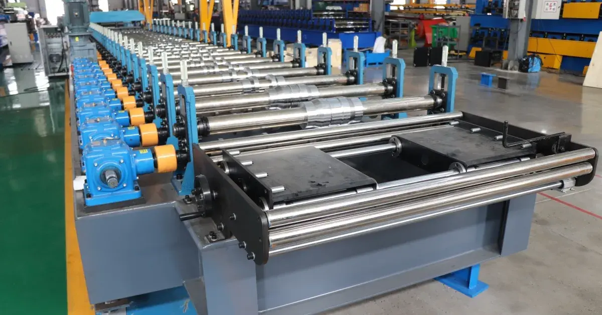 trapezoidal roof sheet roll forming machine