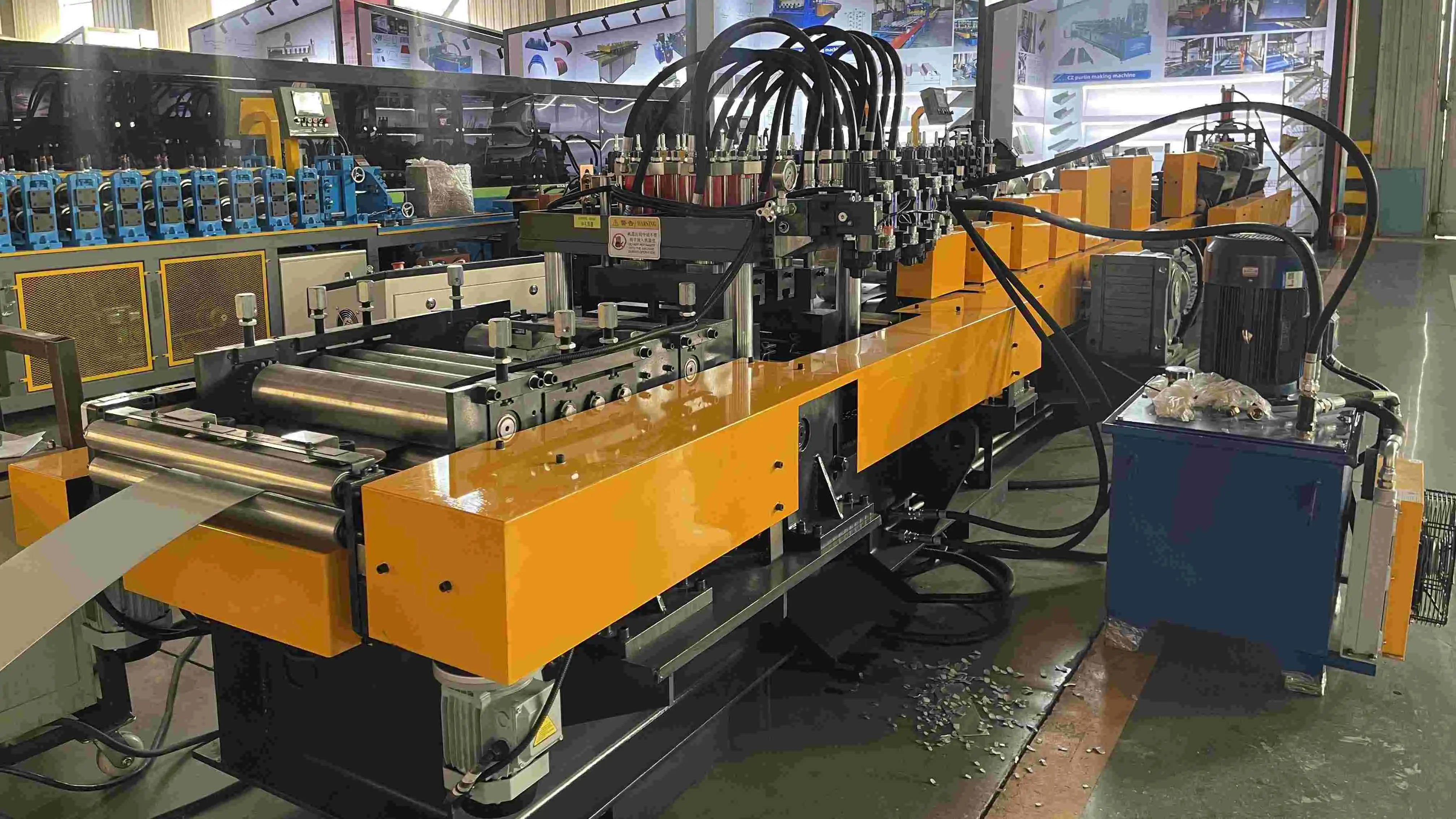 hat purlin machine
